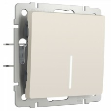W1110162 Выключатель одноклавишный с подсветкой (айвори матовый) Antik Werkel a059279 W1110162 Выключатель одноклавишный с подсветкой (айвори матовый) Antik Werkel a059279