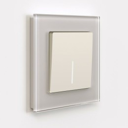 W1110162 Выключатель одноклавишный с подсветкой (айвори матовый) Antik Werkel a059279