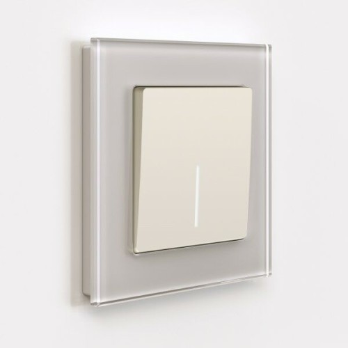 W1110162 Выключатель одноклавишный с подсветкой (айвори матовый) Antik Werkel a059279