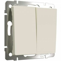 W1120062 Выключатель двухклавишный (айвори матовый) Antik Werkel a059280