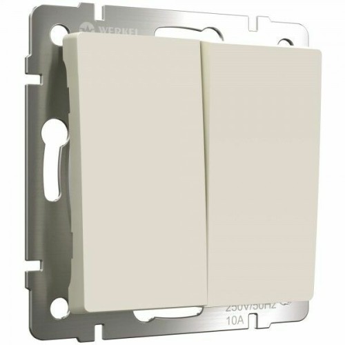 W1120062 Выключатель двухклавишный (айвори матовый) Antik Werkel a059280