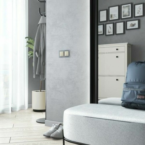 W1120062 Выключатель двухклавишный (айвори матовый) Antik Werkel a059280