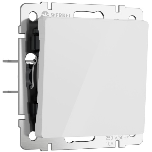 W1110041 Выключатель одноклавишный (белый акрил) Werkel a063996
