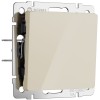 W1112043 Выключатель одноклавишный проходной (айвори акрил) Werkel a064054