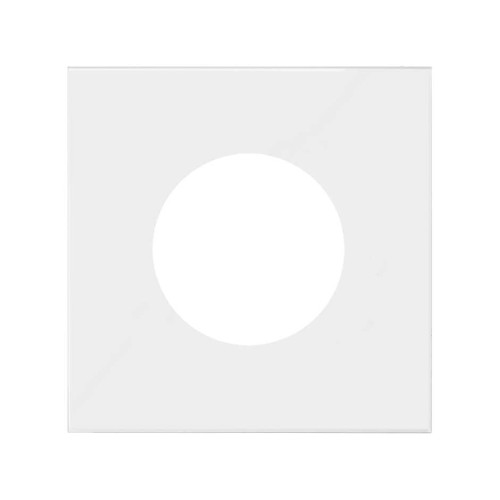 Накладка евро-американской розетки белый матовый Simon 100, 10000047-230