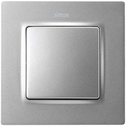 Рамка на 1 пост  холодный алюминий Simon 82 Concept 8200617-093