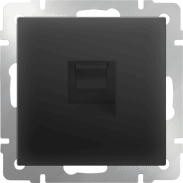 W1181008 Розетка Ethernet RJ-45 (черный матовый) Antik Werkel a051606