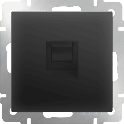 W1181008 Розетка Ethernet RJ-45 (черный матовый) Antik Werkel a051606