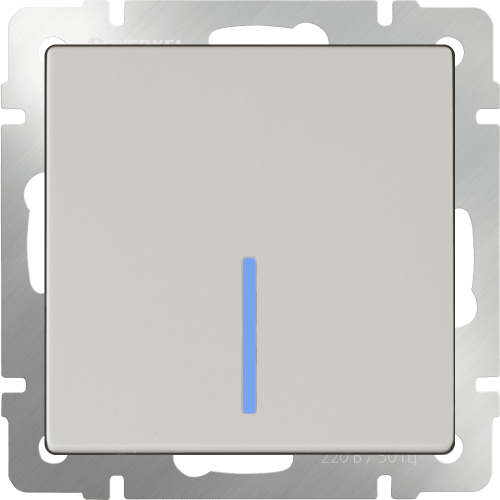 W1112103 Выключатель одноклавишный проходной с подсветкой (слоновая кость) Antik Werkel a051463