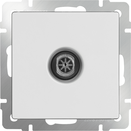 W1184001 ТВ-розетка проходная  (белая) Antik Werkel a051116