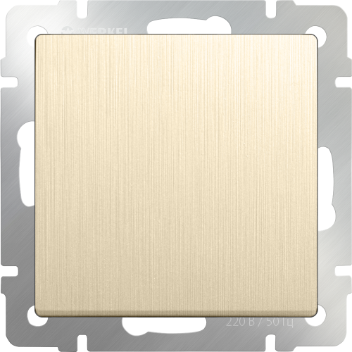 W1112010 Выключатель одноклавишный проходной (шампань рифленый) Antik Werkel a051435