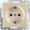W1171011 Розетка с заземлением (шампань) Antik Werkel a050867