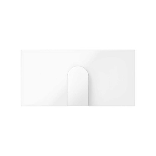 Накладка вывода кабеля узкого белый глянец Simon 100, 10000051-130