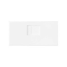 Накладка розетки RJ45 белый матовый Simon 100, 1 пост, 10000005-230