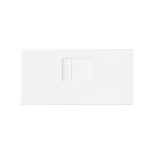 Накладка розетки RJ45 белый матовый Simon 100, 1 пост, 10000005-230