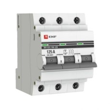 Выключатель нагрузки 3P 125А ВН-125 EKF PROxima Выключатель нагрузки 3P 125А ВН-125 EKF PROxima