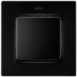 Рамка на 1 пост черный матовый  Simon 82 Concept 8200617-098