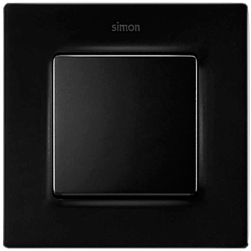 Рамка на 1 пост черный матовый  Simon 82 Concept 8200617-098