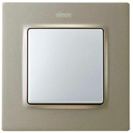 Рамка на 1 пост  матовый шампань Simon 82 Concept 8200617-094