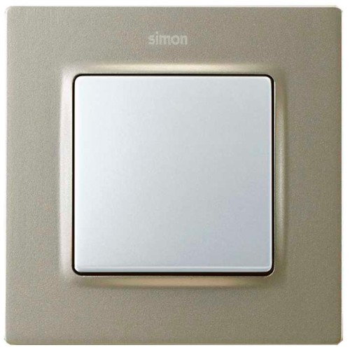 Рамка на 1 пост  матовый шампань Simon 82 Concept 8200617-094