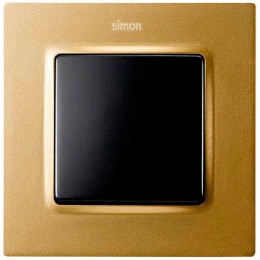 Рамка на 1 пост  матовое золото Simon 82 Concept 8200617-095