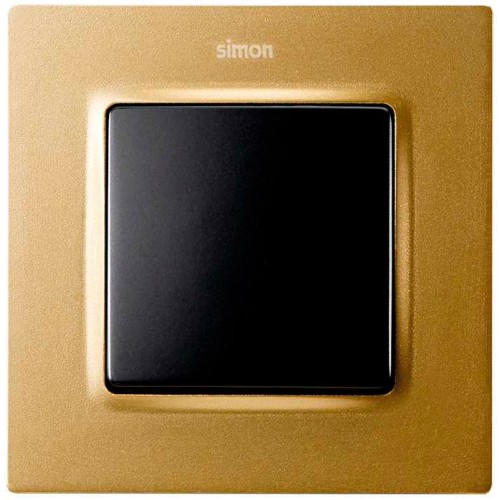 Рамка на 1 пост  матовое золото Simon 82 Concept 8200617-095