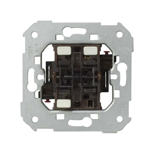 75301-39 Выключатель двухклавишный (проходной + кнопочный), 10А, 250В, S82, S82N, S88, S82 Detail Simon