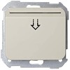75526-31 Выключатель-перекл. (проходной) под карточку с 1 микровыключателем 6А 250В~ Сл.к. Simon