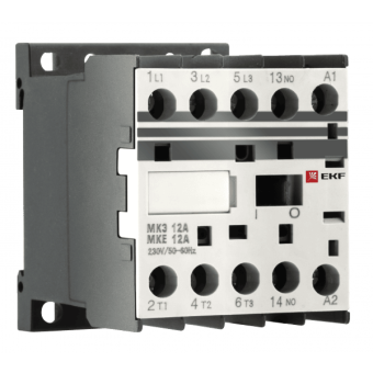 Миниконтактор МКЭ 12А 400В 1NO EKF PROxima