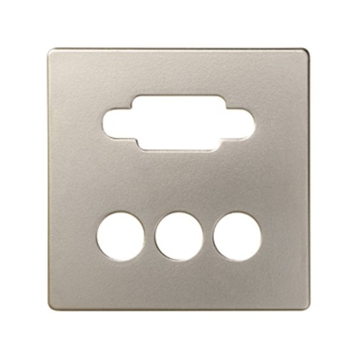 8200092-034 Накладка для коннектора VGA HD15, "мама" + 3RCA, S82, S82N, S82, шампань Simon