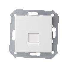 82005-30 Адаптер со шторками на 1 коннектор UTP (RJ45), FTP (RJ45), RJ12, AMP, S82, S82N, S82 Detail, белый Simon 82005-30 Адаптер со шторками на 1 коннектор UTP (RJ45), FTP (RJ45), RJ12, AMP, S82, S82N, S82 Detail, белый Simon
