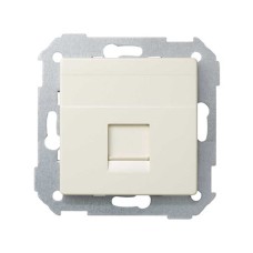 82005-31 Адаптер со шторками на 1 коннектор UTP (RJ45), FTP (RJ45), RJ12, AMP, S82, S82N, S82 Detail, слонова Simon 82005-31 Адаптер со шторками на 1 коннектор UTP (RJ45), FTP (RJ45), RJ12, AMP, S82, S82N, S82 Detail, слонова Simon