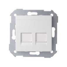 82006-30 Адаптер со шторками на 2 коннектора UTP (RJ45), FTP (RJ45), RJ12, AMP, S82, S82N, S82 Detail, белый Simon 82006-30 Адаптер со шторками на 2 коннектора UTP (RJ45), FTP (RJ45), RJ12, AMP, S82, S82N, S82 Detail, белый Simon