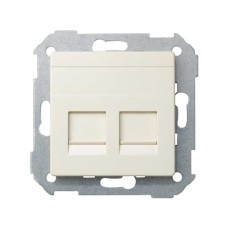 82006-31 Адаптер со шторками на 2 коннектора UTP (RJ45), FTP (RJ45), RJ12, AMP, S82, S82N, S82 Detail, слонов Simon 82006-31 Адаптер со шторками на 2 коннектора UTP (RJ45), FTP (RJ45), RJ12, AMP, S82, S82N, S82 Detail, слонов Simon
