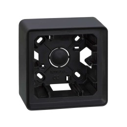 8200750-038 Монтажная коробка для накладного монтажа, 1 пост,  S82 Detail, графит Simon