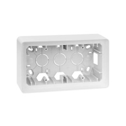 8200760-030 Монтажная коробка для накладного монтажа, 2 поста,  S82 Detail, белый Simon