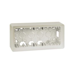 8200770-031 Монтажная коробка для накладного монтажа, 3 поста,  S82 Detail, слоновая кость Simon