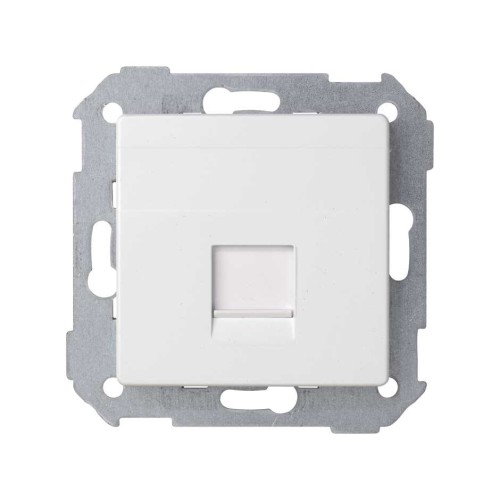 82008-30 Адаптер со шторками на 1 коннектор UTP (RJ45), SYSTIMAX, S82, S82N, S82 Detail, белый Simon