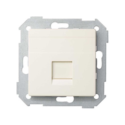 82008-31 Адаптер со шторками на 1 коннектор UTP (RJ45), SYSTIMAX, S82, S82N, S82 Detail, слоновая кость Simon