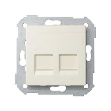 82009-31 Адаптер со шторками на 2 коннектора UTP (RJ45), SYSTIMAX, S82, S82N, S82 Detail, слоновая кость Simon 82009-31 Адаптер со шторками на 2 коннектора UTP (RJ45), SYSTIMAX, S82, S82N, S82 Detail, слоновая кость Simon