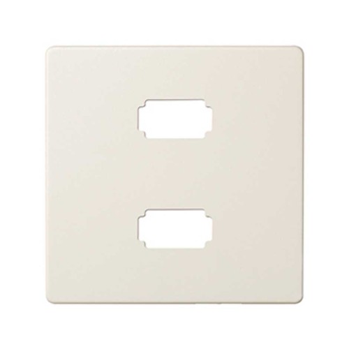 8201090-031 Накладка для коннектора 2*USB 2.0 типа А, "мама", S82, S82N, S82 Detail, слоновая кость Simon