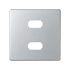 8201090-033 Накладка для коннектора 2*USB 2.0 типа А, "мама", S82, S82N, алюминий Simon 8201090-033 Накладка для коннектора 2*USB 2.0 типа А, "мама", S82, S82N, алюминий Simon