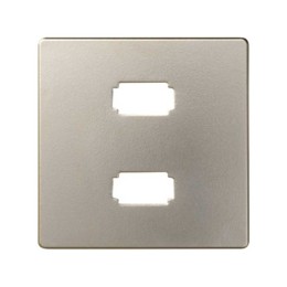 8201090-034 Накладка для коннектора 2*USB 2.0 типа А, "мама", S82, S82N, шампань Simon