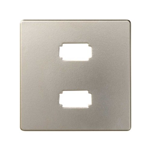 8201090-034 Накладка для коннектора 2*USB 2.0 типа А, "мама", S82, S82N, шампань Simon