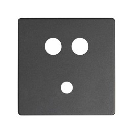 8201092-038 Накладка для коннектора мини-джек + 2RCA, S82, S82N, S82 Detail, графит Simon