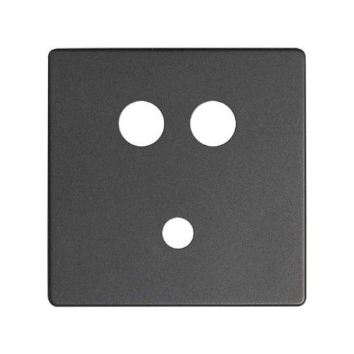 8201092-038 Накладка для коннектора мини-джек + 2RCA, S82, S82N, S82 Detail, графит Simon