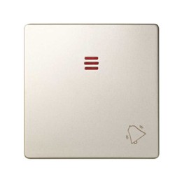 82015-34 Клавиша с пиктограммой "звонок" для кнопочного выключателя с подсветкой, S82, S82N, шампань Simon