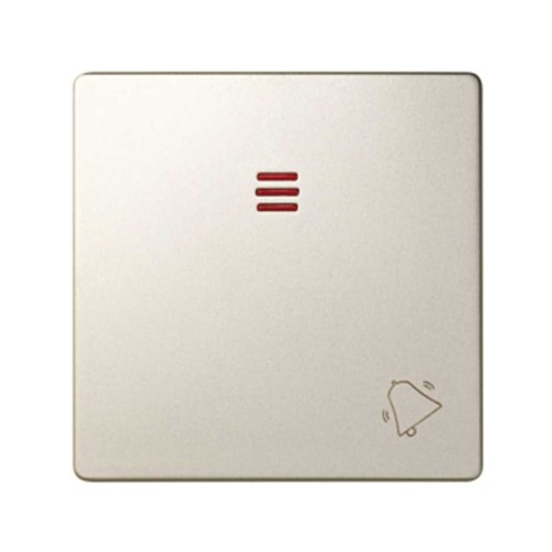 82015-34 Клавиша с пиктограммой "звонок" для кнопочного выключателя с подсветкой, S82, S82N, шампань Simon