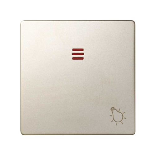 82016-34 Клавиша с пиктограммой "лампа" для кнопочного выключателя с подсветкой, S82, S82N, шампань Simon