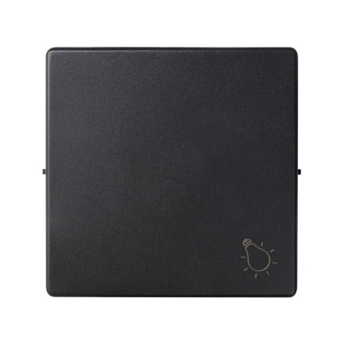 82018-38 Клавиша с пиктограммой  "лампа" для одноклавишного выключателя, S82, S82N, S82 Detail, графит Simon